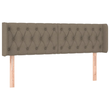 vidaXL tópszínű szövet fejtámla 147x16x78/88 cm (3119106) ágy és ágykellék