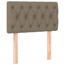 vidaXL tópszínű szövet fejtámla 80x7x78/88 cm (346302) ágy és ágykellék