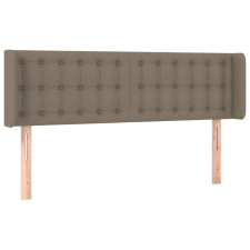 vidaXL tópszínű szövet fejtámla szárnyakkal 147x16x78/88 cm (3119204) ágy és ágykellék