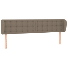 vidaXL tópszínű szövet fejtámla szárnyakkal 203x23x78/88 cm (3117604) ágy és ágykellék