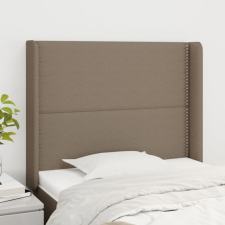 vidaXL tópszínű szövet fejtámla szárnyakkal 93x16x118/128 cm ágy és ágykellék