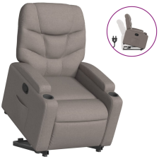 vidaXL tópszínű szövet felállást segítő dönthető fotel (3204604) bútor