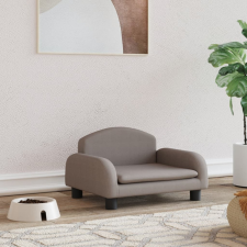 vidaXL tópszínű szövet kutyaágy 50 x 40 x 30 cm szállítóbox, fekhely kutyáknak