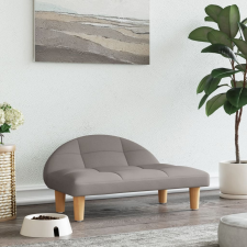 vidaXL tópszínű szövet kutyaágy 70 x 52 x 30 cm szállítóbox, fekhely kutyáknak