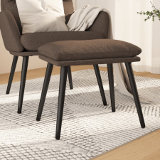 vidaXL Tópszínű szövet lábzsámoly 45 x 29,5 x 35 cm bútor