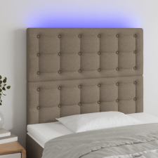 vidaXL tópszínű szövet LED-es fejtámla 100x5x118/128 cm ágy és ágykellék