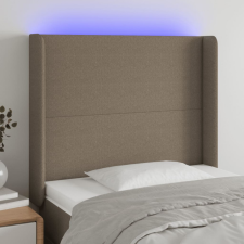vidaXL tópszínű szövet LED-es fejtámla 103x16x118/128 cm ágy és ágykellék