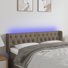 vidaXL tópszínű szövet LED-es fejtámla 147 x 16 x 78/88 cm ágy és ágykellék