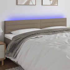vidaXL tópszínű szövet LED-es fejtámla 180x5x78/88 cm ágy és ágykellék