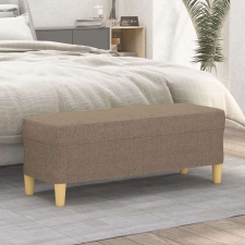 vidaXL tópszínű szövet pad 100 x 35 x 41 cm bútor