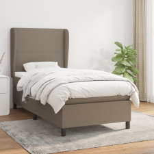 vidaXL tópszínű szövet rugós ágy matraccal 80 x 200 cm ágy és ágykellék