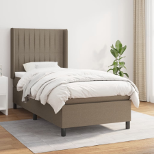 vidaXL tópszínű szövet rugós ágy matraccal 80 x 200 cm ágy és ágykellék