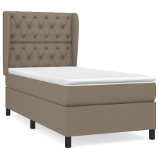 vidaXL tópszínű szövet rugós ágy matraccal 80 x 200 cm (3128161) ágy és ágykellék
