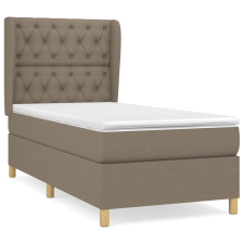 vidaXL tópszínű szövet rugós ágy matraccal 80 x 200 cm (3128721) ágy és ágykellék