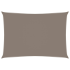 vidaXL Tópszínű téglalap alakú oxford-szövet napvitorla 2 x 4 m