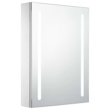vidaXL tükrös fürdőszobaszekrény LED világítással 50 x 13 x 70 cm (285117) fürdőszoba bútor