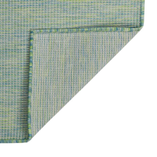 vidaXL türkizkék lapos szövésű kültéri szőnyeg 80 x 150 cm (340799) lakástextília