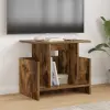 vidaXL TV állvány 2 pcs Füstölt tölgy 50 x 35 x 45 cm Faanyag