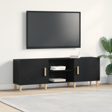 vidaXL TV Állvány - Fekete Tölgy, 150x30x50 cm, Mérnöki Fából készült bútor