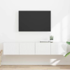  vidaXL TV Fali Szekrény 2 pcs Fehér 78,5 x 31 x 29,5 cm Faanyag