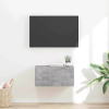  vidaXL TV Fali Szekrény Beton 60 x 31 x 29,5 cm Faanyag
