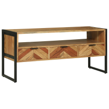 vidaXL TV szekrény 100x35x50 cm Tömör fa akác bútor