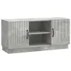 vidaXL TV szekrény Betonszürke 102 x 34,5 x 47 cm Szerelt Fa