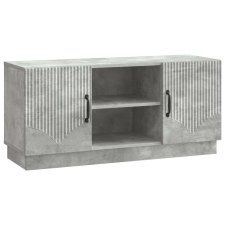 vidaXL TV szekrény Betonszürke 102 x 34,5 x 47 cm Szerelt Fa bútor