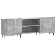 vidaXL TV szekrény Betonszürke 150 x 31 x 52 cm Szerelt Fa bútor