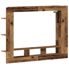 vidaXL TV szekrény fali elhelyezés, régi fa 152x22x113 cm (861997) bútor