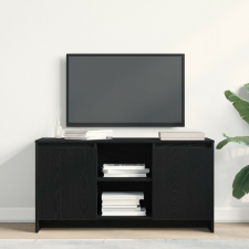 vidaXL TV Szekrény Fekete Tölgy 102x37,5x52,5 cm Mérnöki Fa bútor