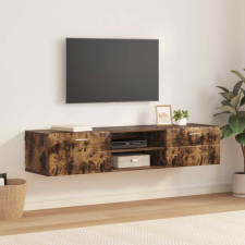 vidaXL TV szekrény fiókkal Füstölt tölgy 150 x 39 x 30 cm Faanyag bútor