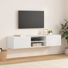 vidaXL TV szekrény fiókkal polcokkal Fehér 150 x 39 x 30 cm Faanyag bútor