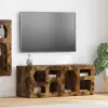 vidaXL TV szekrény Füstölt tölgy 100 x 35 x 40 cm Faanyag