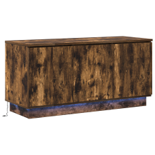 vidaXL TV Szekrény Füstölt Tölgy 100x38x49 cm Mérnöki Fa (869670) bútor