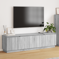 vidaXL TV szekrény LED Szürke Sonoma 180x38x49 cm Szerelt fa bútor