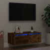 vidaXL TV szekrény LED világítással 75x35,5x25 cm