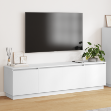 vidaXL TV szekrény LED világítással Fehér 180x38x49 cm Mérnöki Fa bútor