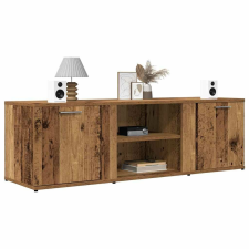 vidaXL TV szekrény Régi fa 120x34x37 cm Gépelt fa bútor