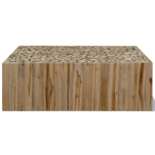 vidaXL valódi tíkfa dohányzóasztal 90 x 50 x 30 cm (244556) bútor