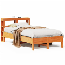 vidaXL viaszbarna tömör fenyőfa ágy matrac nélkül 120 x 190 cm ágy és ágykellék