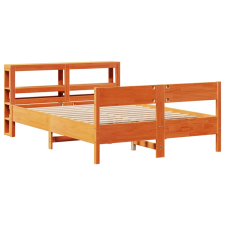 vidaXL viaszbarna tömör fenyőfa ágy matrac nélkül 140 x 190 cm (3306200) ágy és ágykellék