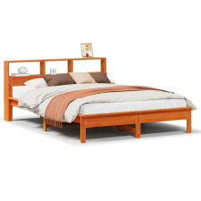 vidaXL viaszbarna tömör fenyőfa ágy matrac nélkül 160 x 200 cm (3309733) ágy és ágykellék