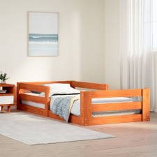 vidaXL viaszbarna tömör fenyőfa ágy matrac nélkül 80 x 190 cm ágy és ágykellék