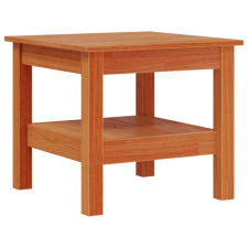 vidaXL viaszbarna tömör fenyőfa dohányzóasztal 45x45x40 cm bútor