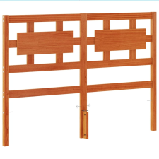 vidaXL viaszbarna tömör fenyőfa fejtámla 135 cm (844230) ágy és ágykellék