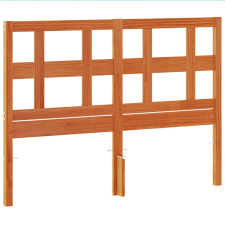 vidaXL viaszbarna tömör fenyőfa fejtámla 135 cm (844353) ágy és ágykellék