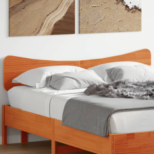 vidaXL viaszbarna tömör fenyőfa fejtámla 150 cm ágy és ágykellék