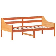 vidaXL viaszbarna tömör fenyőfa kanapéágy 90 x 190 cm (842841) ágy és ágykellék