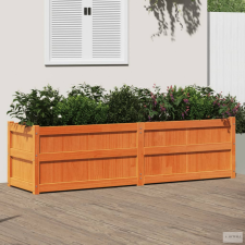 vidaXL Viaszbarna tömör fenyőfa kerti virágláda 180 x 50 x 50 cm kerti tárolás